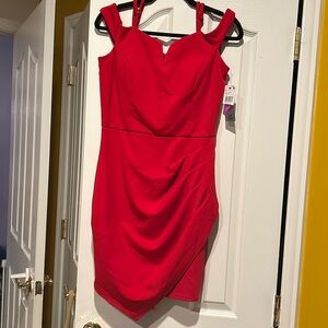 BCX Red Slim Dress NWT Size 9